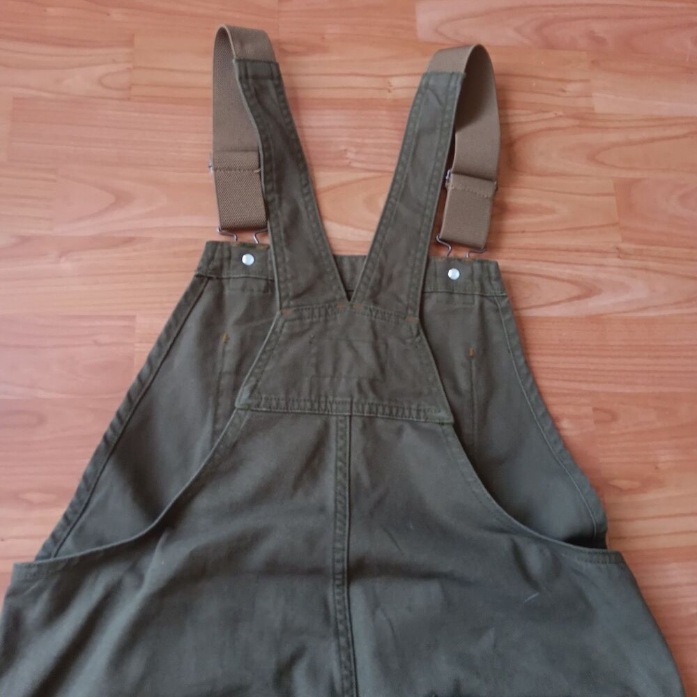 REI Co-op Women 8 Canvas Double Knee Workwear Utility Overalls Straight Leg - Picture 7 of 9